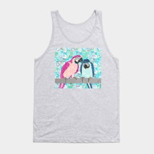 Tropical Bright Parrots Tank Top